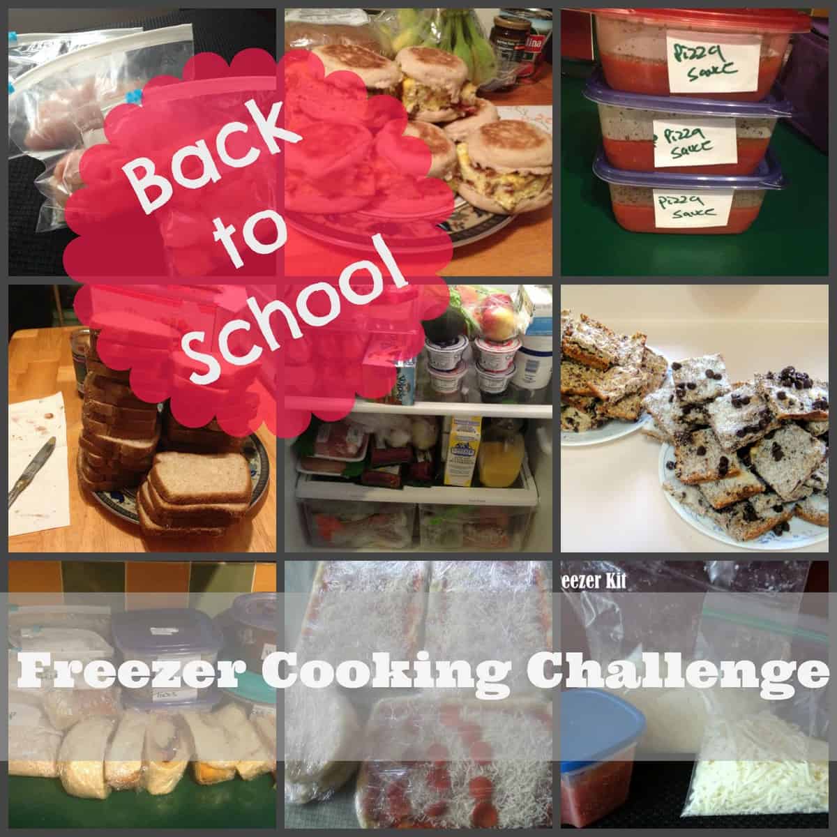 Back to School Freezer Cooking Challenge Organize Yourself Skinny