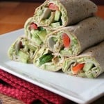 Turkey Wrap with a Delicious Creamy Chipotle Avocado Spread