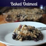 Blueberry Coconut Baked Oatmeal Recipe #Silk #YAYwater