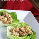 BBQ Chicken Salad with Bacon {NO MAYO) 186 calories and 5 weight watchers points plus