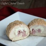 Ham and Swiss Stuffed Chicken Breasts 321 calories 8 weight watchers points plus