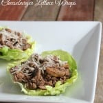 Mushroom Swiss Lettuce Wraps Low Carb 196 calories 5 weight watchers points plus