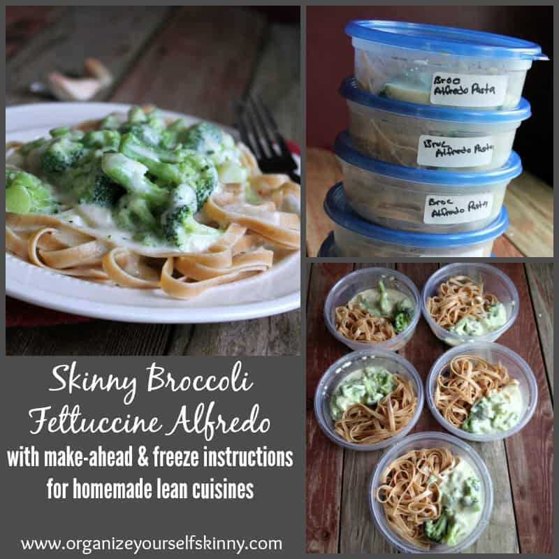 Skinny and Healthy Broccoli Fettuccine Alfredo