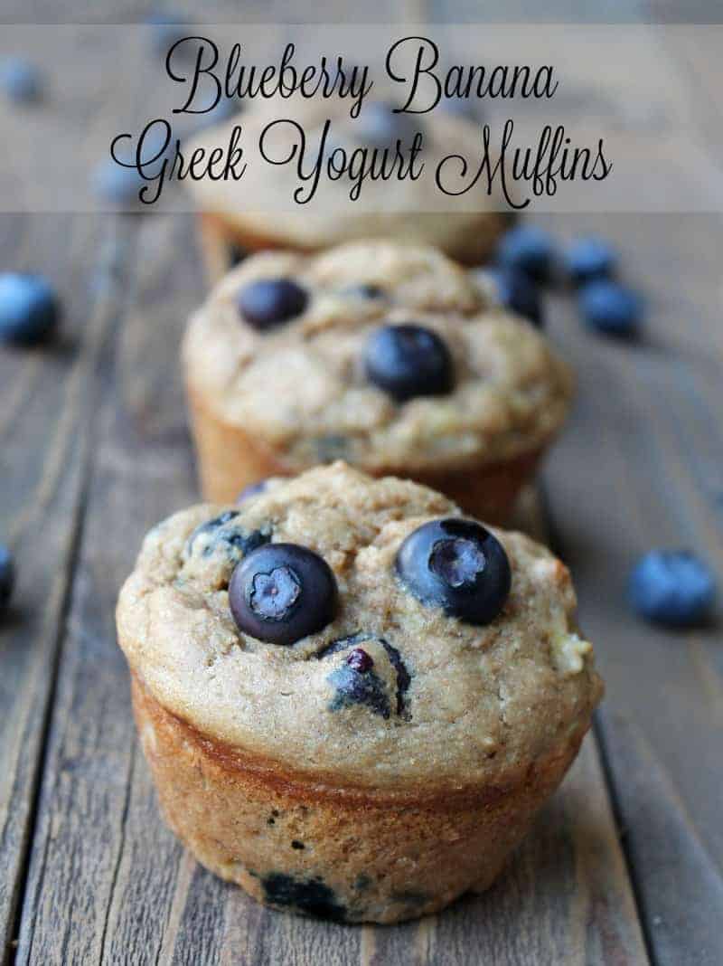 Low Fat Blueberry Banana Muffins 77