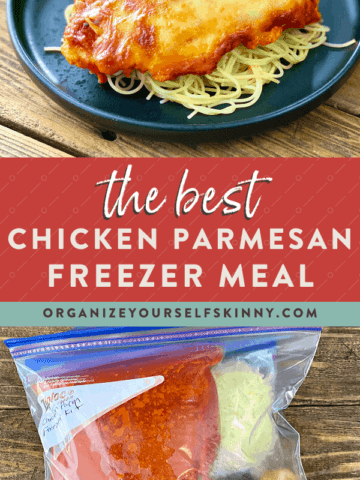 healthy chicken parmesan freezer meal