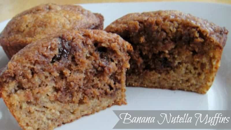 Banana Nutella Muffins