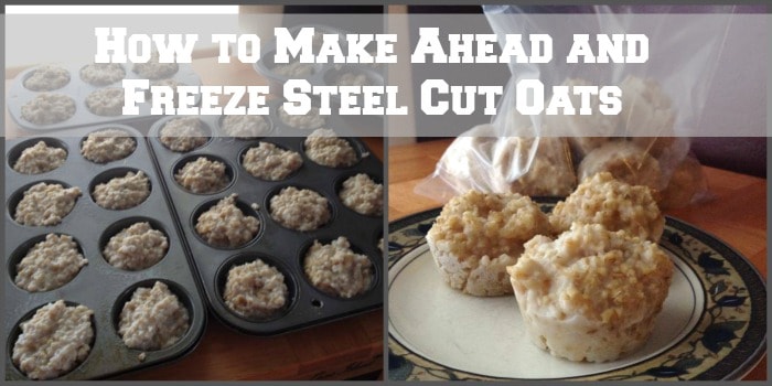 How to Make Ahead and Freeze Steel Cut Oats