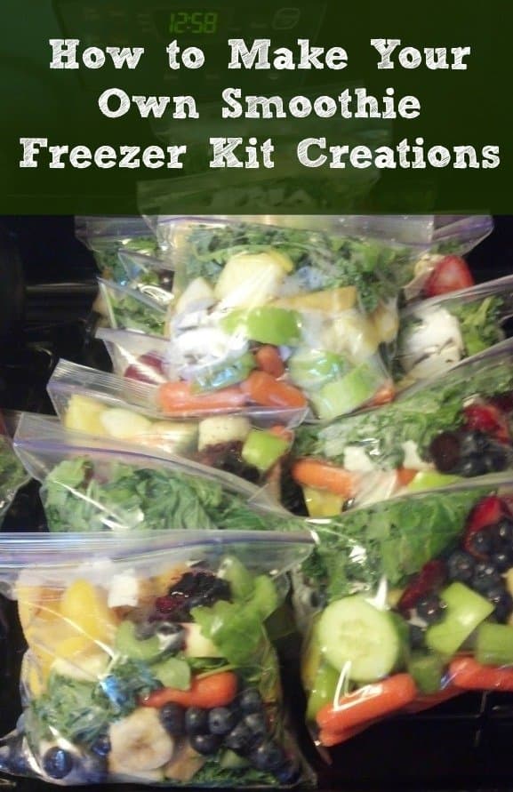 Make Ahead Green Smoothie Kits