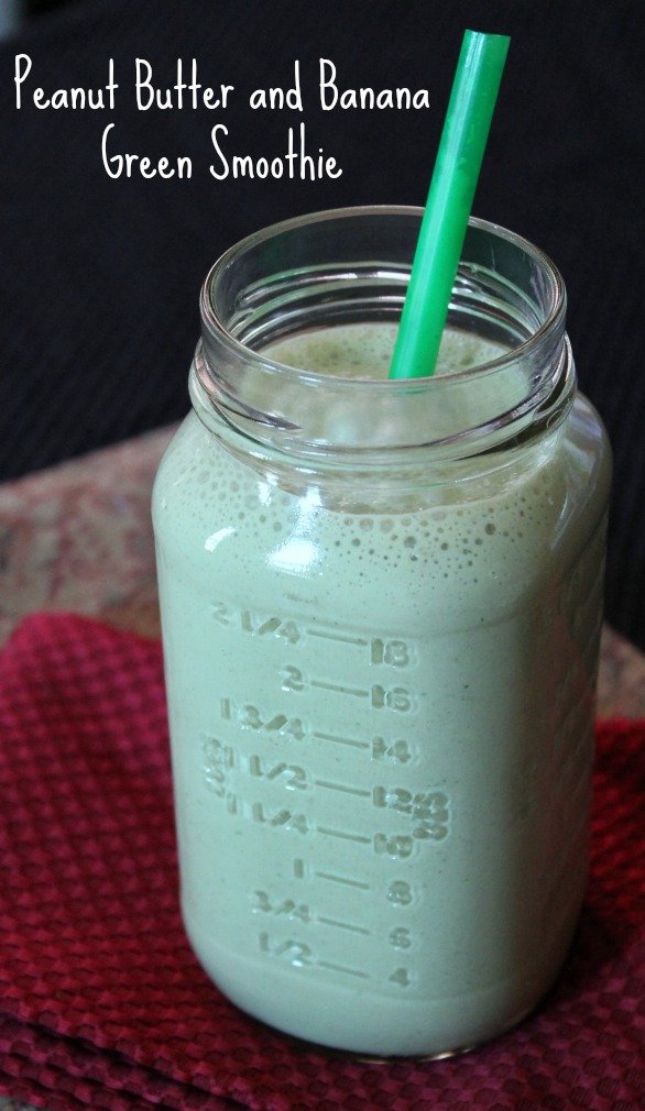 Banana Peanut Butter Smoothie #vitamix