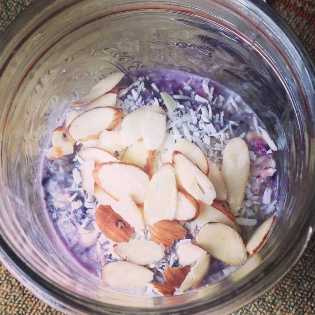 blueberry overnight oats