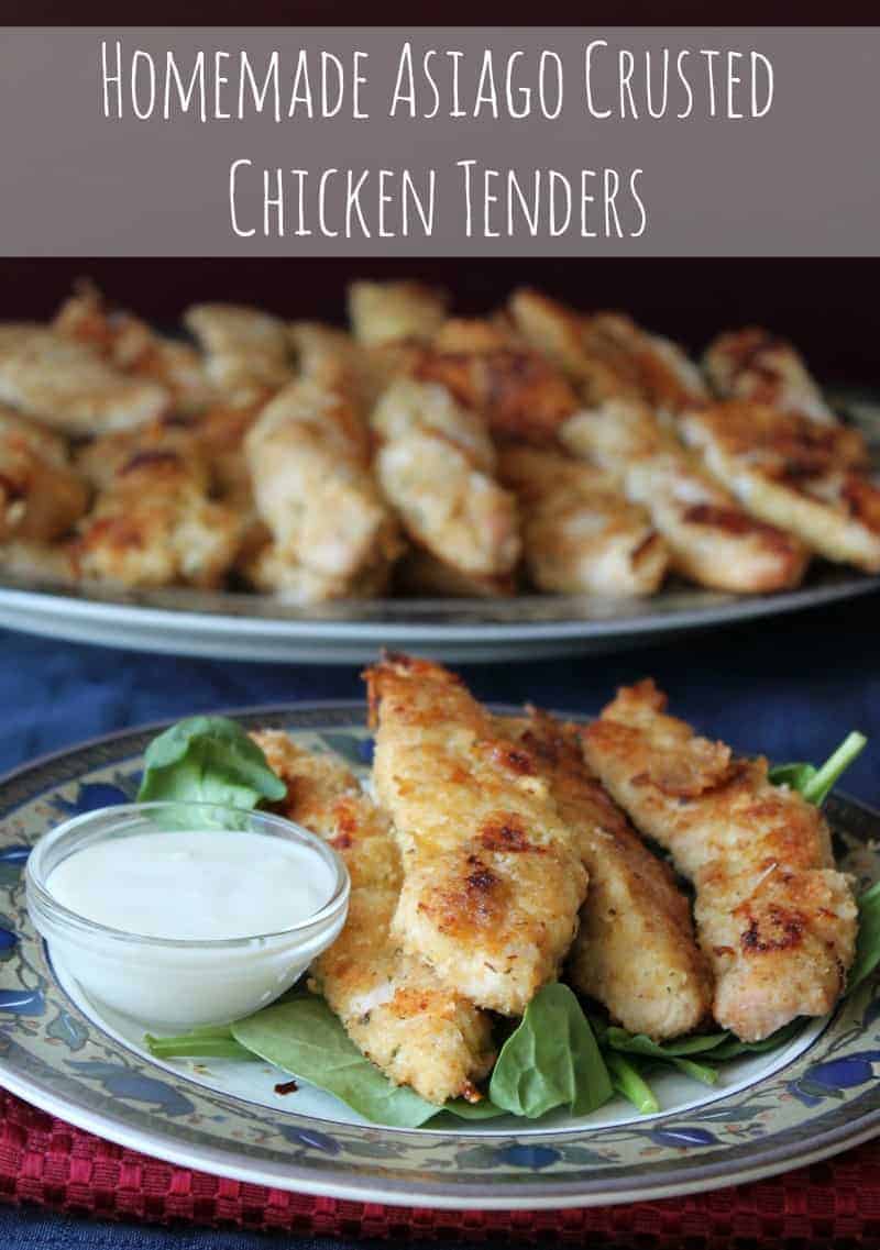 Homemade Baked Asiago Chicken Tenders 255 calories and 6 weight watchers points plus