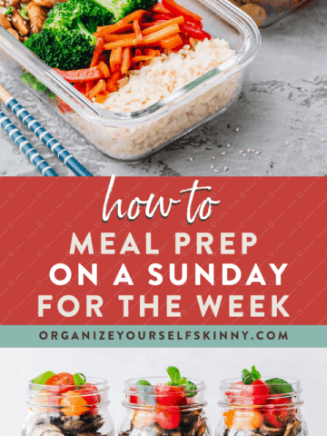 How To Do Weekly Meal Prep In One Day