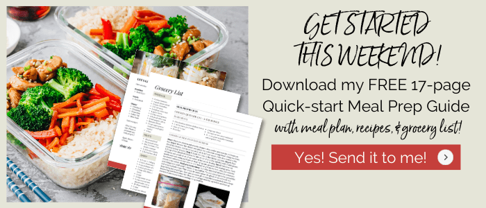 how to meal prep guide