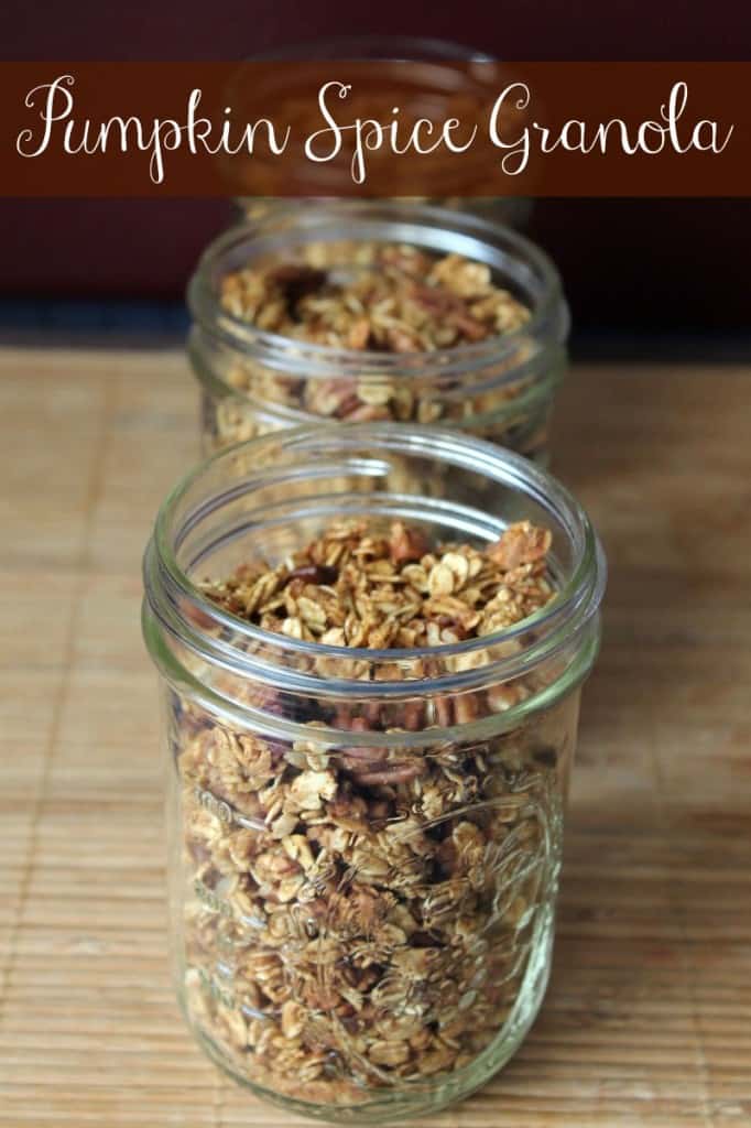 pumpkin spice granola