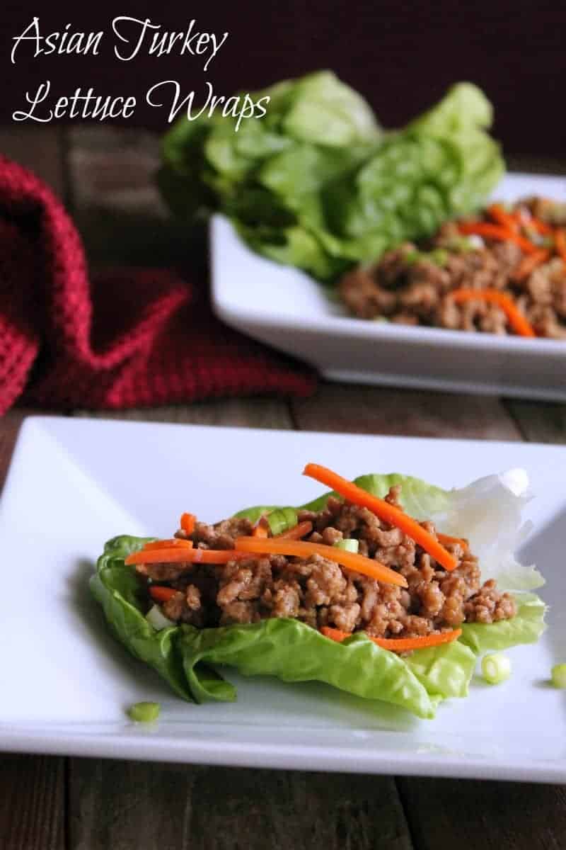 Asian Turkey Lettuce Wraps 171 calories and 5 weight watchers points plus