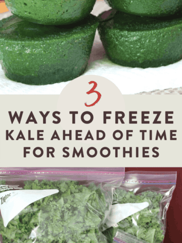 freezing kale