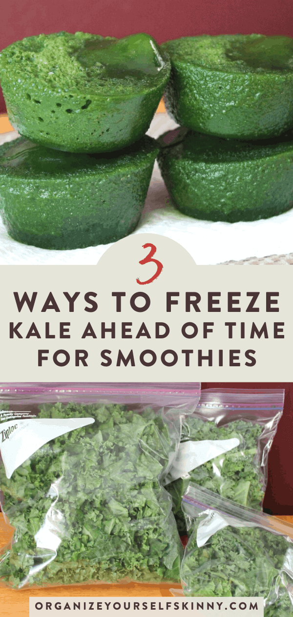 freezing kale