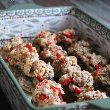 Chicken sausage stuffed mushrooms 111 calories and 3 weight watchers points plus for 3 mushrooms