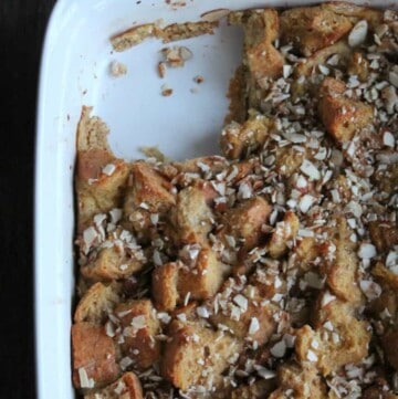 Healthy and Wholesome French Toast Casserole Bake 257 calories 7 weight watchers points plus