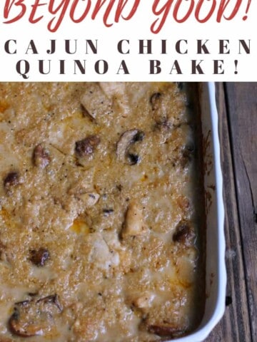 Quinoa Chicken Cajun-style Bake