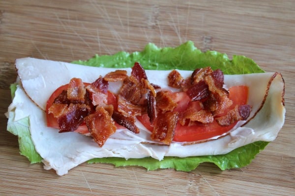 Low Carb Turkey Club Wrap - Delicious Meets Healthy