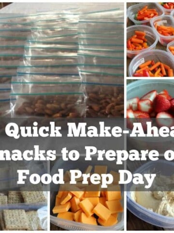 10 Quick Make-ahead Snacks to Prepare on Food Prep Day