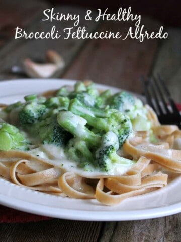 Skinny Broccoli Fettuccine Alfredo Make Ahead Homemade Lean Cuisine 248 calories and 6 weight watchers points plus