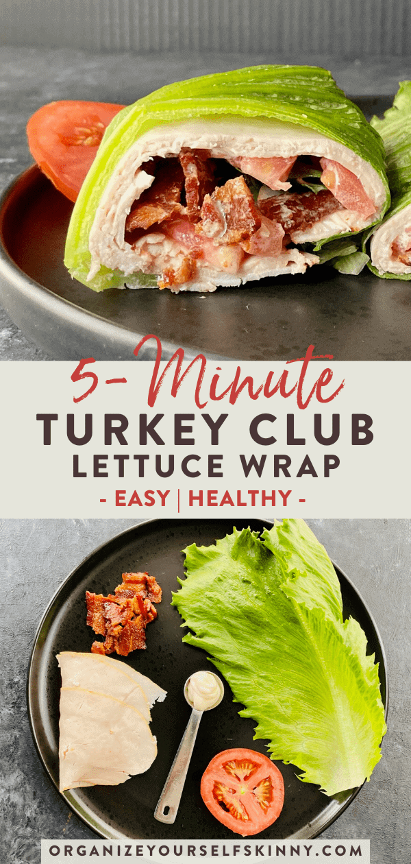 Healthy Low Carb Turkey Club Lettuce Wraps