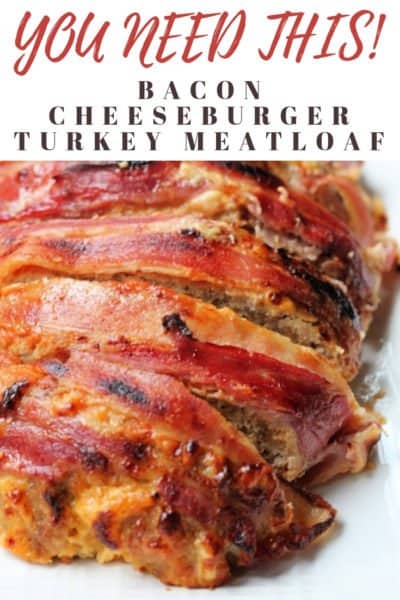 Healthy Bacon Turkey Cheeseburger Meatloaf