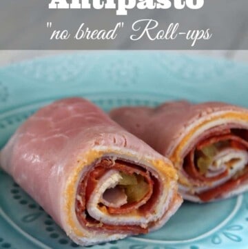 Antipasto "no bread" roll-ups 221 calories and 4 weight watchers points plus