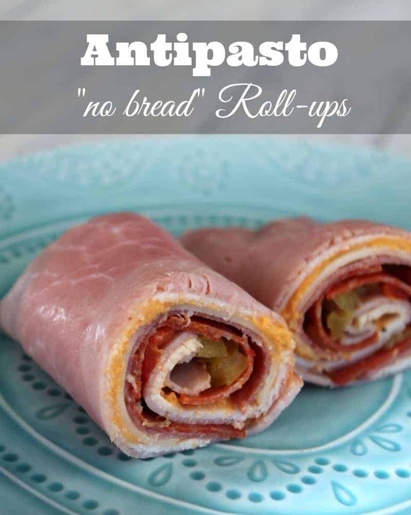 Antipasto "no bread" roll-ups 221 calories and 4 weight watchers points plus