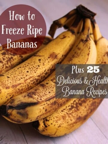How to freeze ripe bananas plus 25 healthy banana recipes