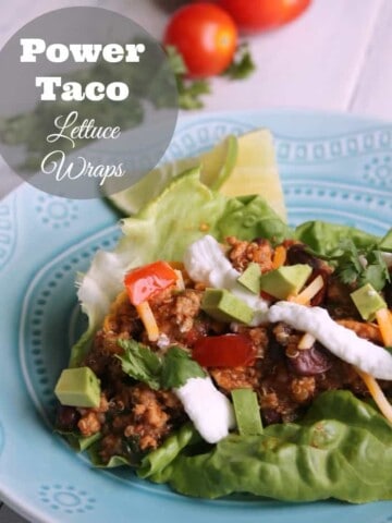 Low Carb Power Taco Lettuce Wraps 190 calories and 4 weight watchers points plus