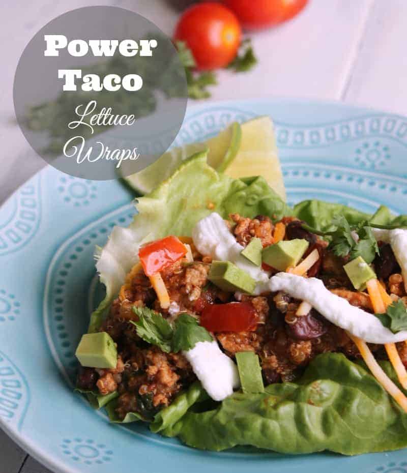 Low Carb Power Taco Lettuce Wraps 190 calories and 4 weight watchers points plus 