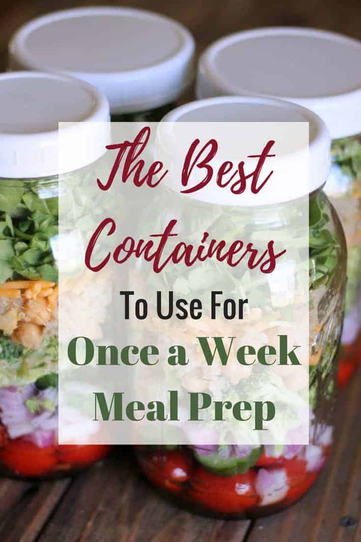 The Best Containers to Use For Once a Week Meal Prep #mealprep #sundaymealprep