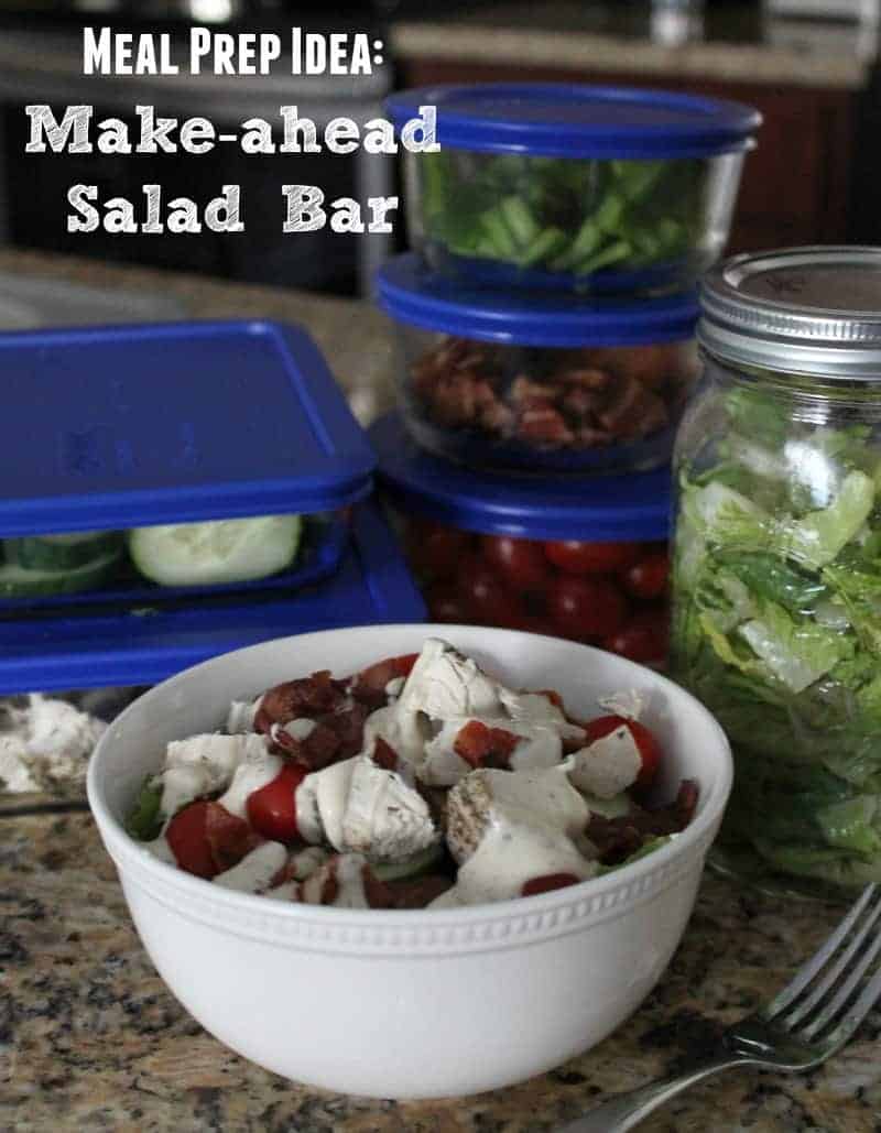 Meal Prep Idea: Make-ahead Salad Bar