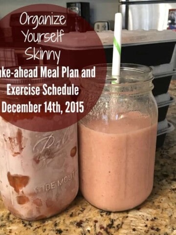 Make-ahead food prep meal plan december 14th