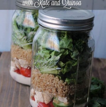 Mason Jar Kale Salad - PlantYou