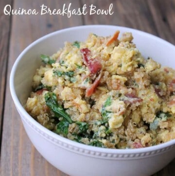 Kale and Bacon Quinoa Make-ahead Breakfast Bowl
