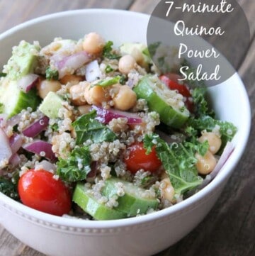 7-minute Quinia Power Salad 385 calories