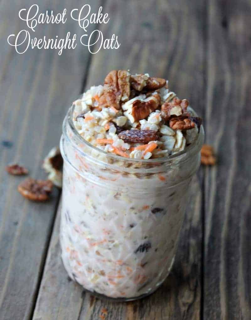 Carrot Cake Overnight Oatmeal