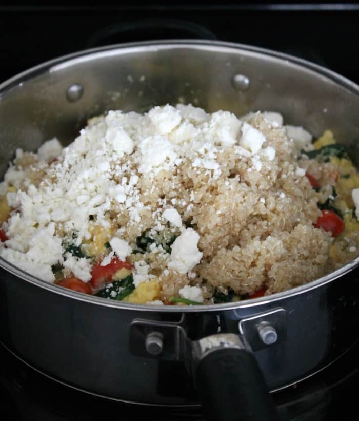 Greek Quinoa Breakfast Bowl