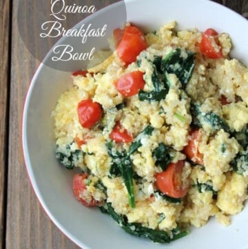 Greek Quinoa Breakfast Bowl