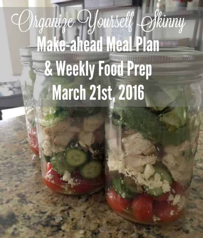 Make-ahead Meal Plan and Weekly Food Prep