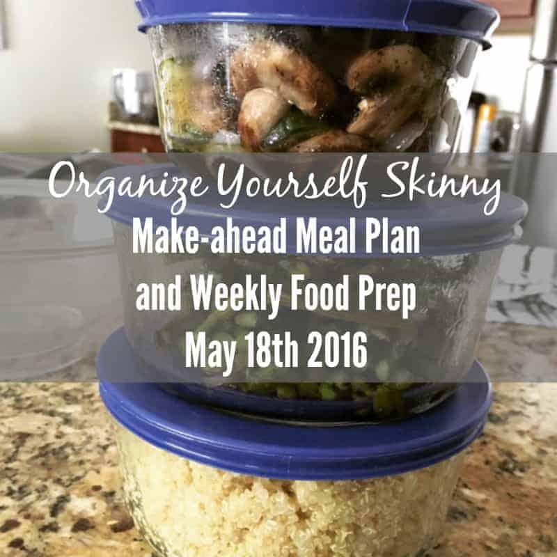 Make-ahead Meal Plan and Weekly Food Prep