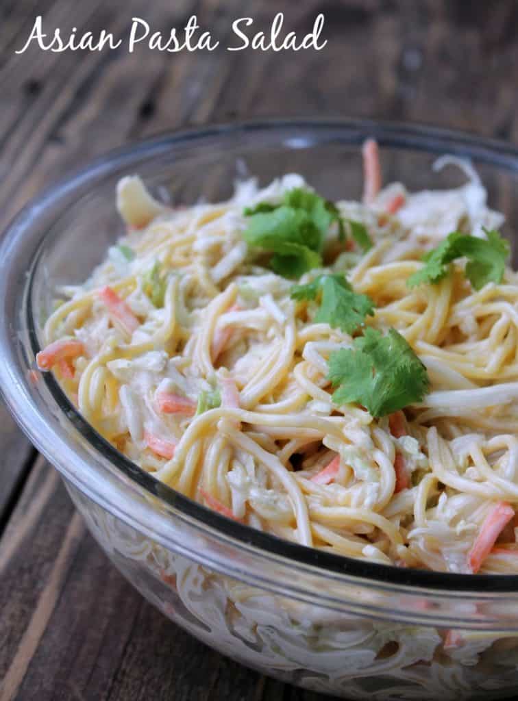 Asian Pasta Salad - Organize Yourself Skinny