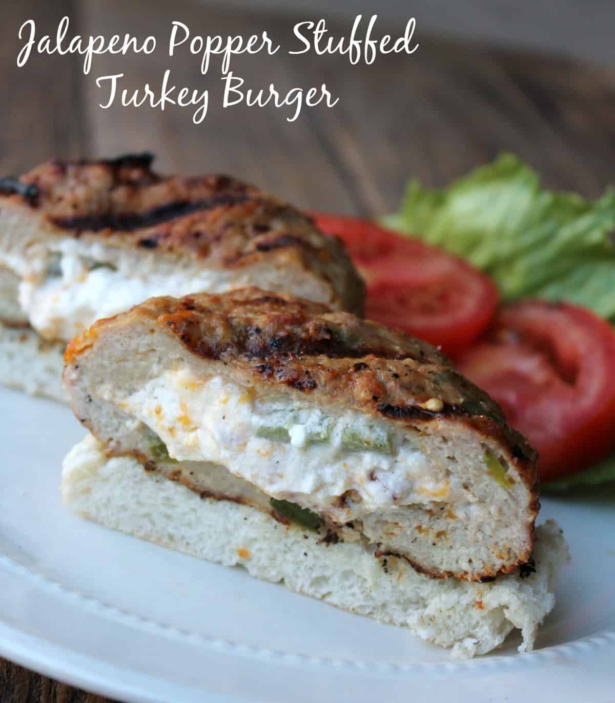 Jalapeño Popper Stuffed Turkey Burgers - Organize Yourself Skinny