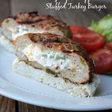 Jalapeño Popper Stuffed Turkey Burger