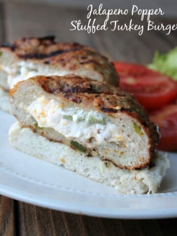 Jalapeño Popper Stuffed Turkey Burger