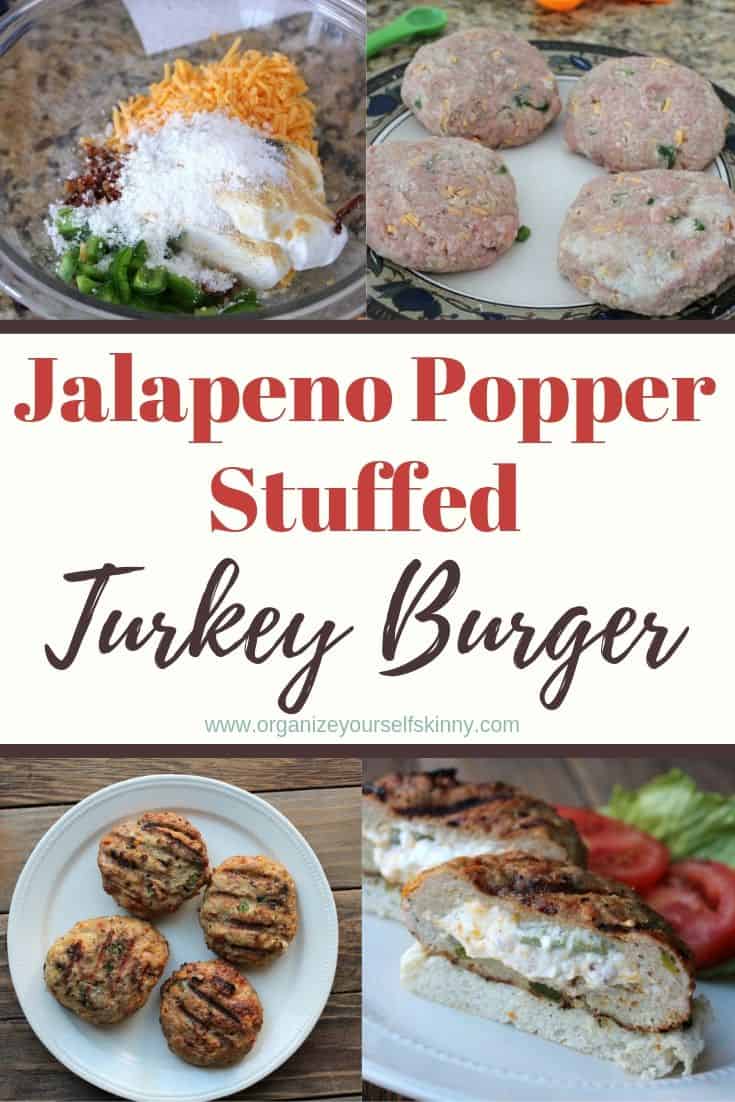 Jalapeno Popper Stuffed Turkey Burger